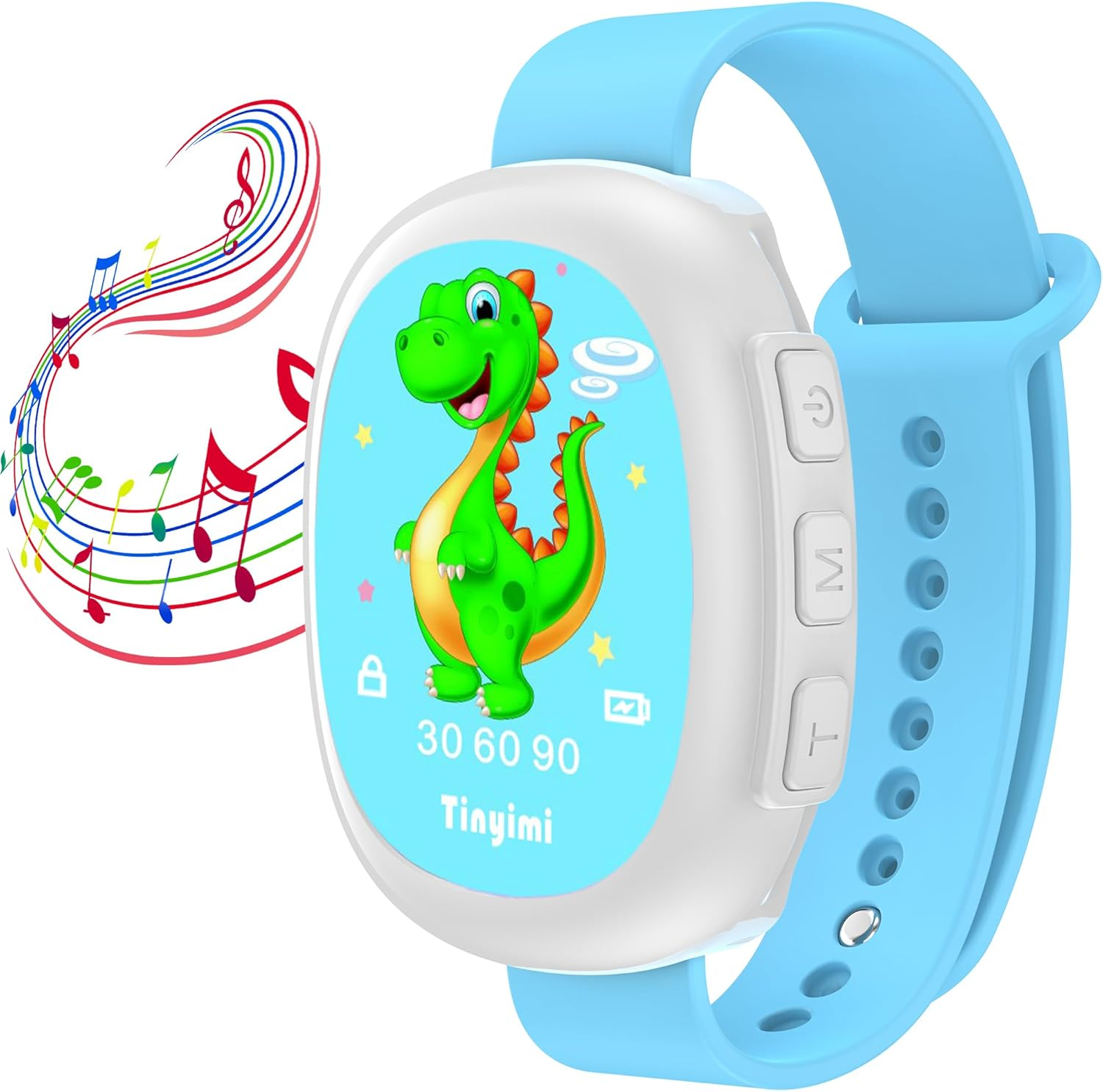 Potty Training with 5 Music Playing & Timer Setting Toilet Training Timer Dinosaur Pattern, Modern image number 2