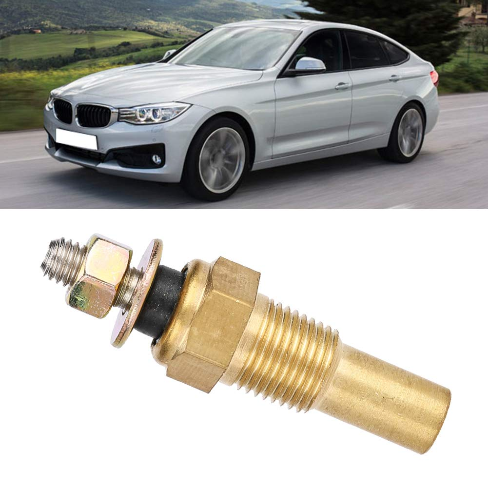 Universal Brass Electrical Temperature Sender, 1/8 NPT, 0-150&deg;C (0-300&deg;F), High Precision Sensor, Direct Replacement for Faulty/Damaged Oil/Water Temp Gauge Sensors image number 6