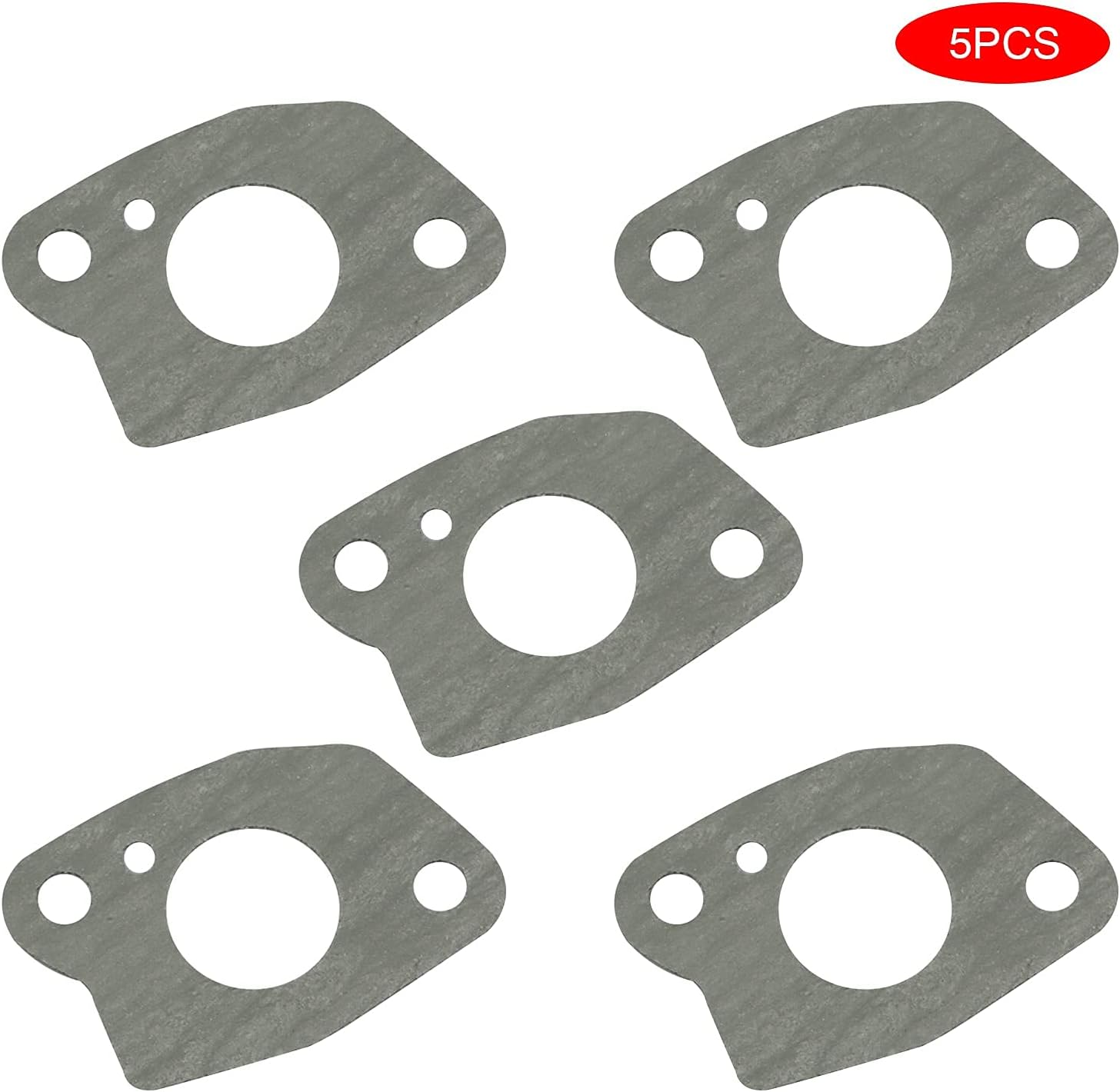 FLYPIG Pack of 5 Replace Carburetor Gasket for Honda GX160 GX200 Engine image number 1