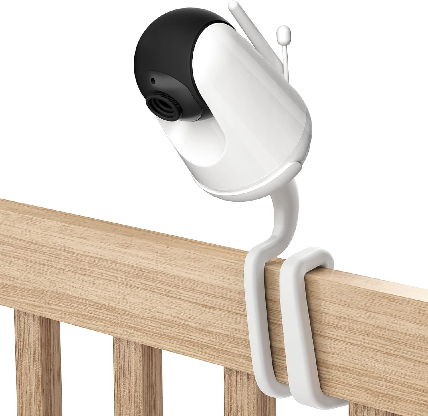 Flexible Holder for Baby Monitor Universal Baby Monitor Holder, Baby Camera Holder, Crib Camera Stand with 1/4 Screw Twist Compatible with Arlo, Motorola, Hello Baby and Monitor Cameras image number 3
