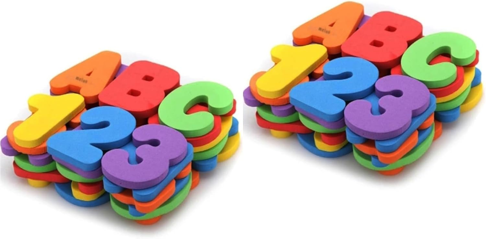 ERINGOGO 72 Pcs Bath Letters Toys Early Learning Bath Toy Water S Alphabet S Foam Floating Educational S image number 5