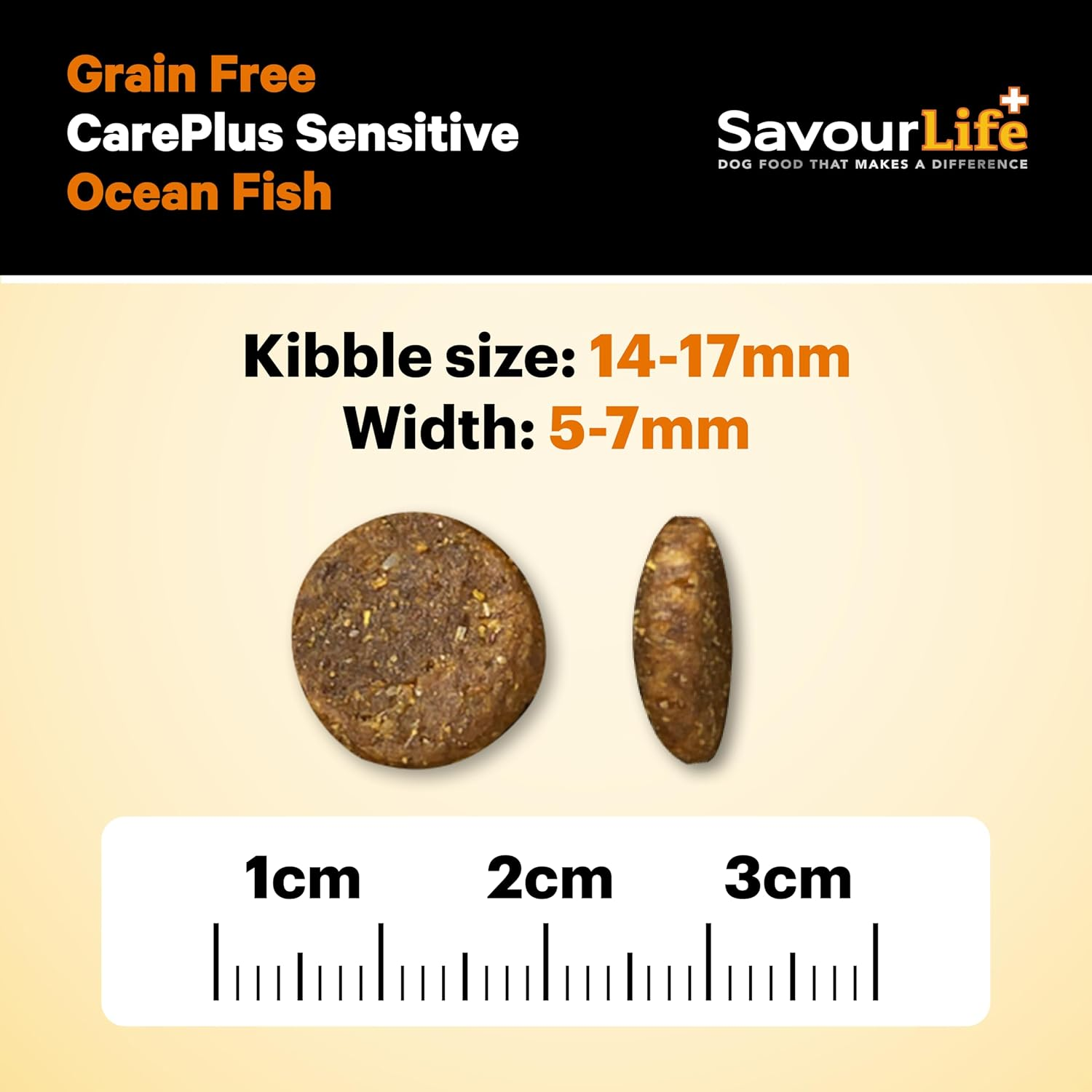 Savourlife Grain Free, Care plus Sensitive Dog Food, Ocean Fish, 10Kg