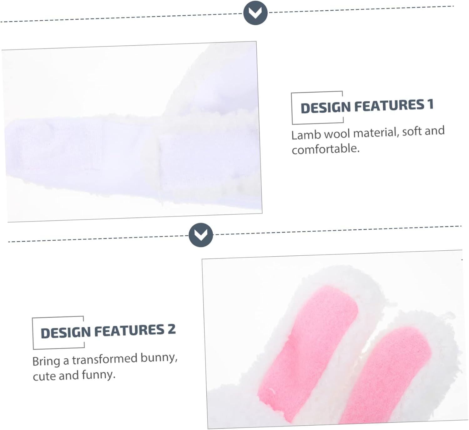 BESPORTBLE 2Pcs Pet Dog Hat Puppy Cat Hat Pet Costume Bunny Ears Rabbit Cat Ears for Small Medium Dogs Random Style image number 6