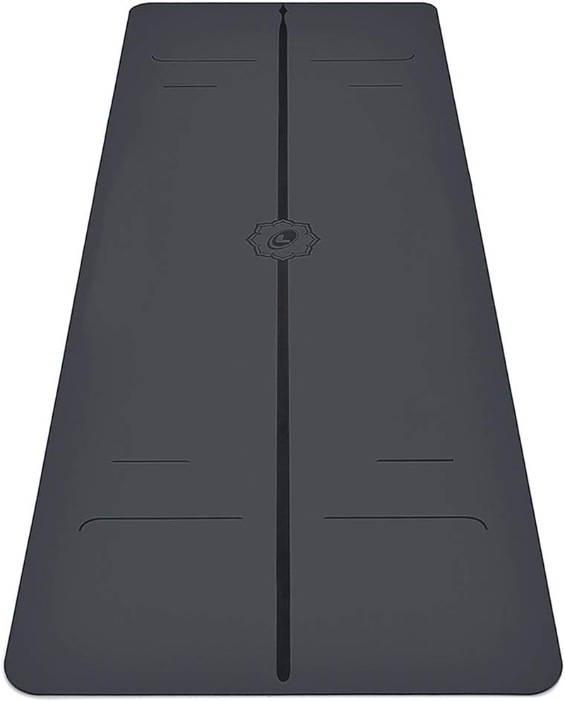 Liforme Evolve Yoga Mat &ndash; Free Yoga Bag Included - Patented Alignment System, Warrior-Like Grip, Non-Slip, Eco-Friendly and Biodegradable, Sweat-Resistant, Long, Wide and 4.2Mm Thick Mat for Comfort