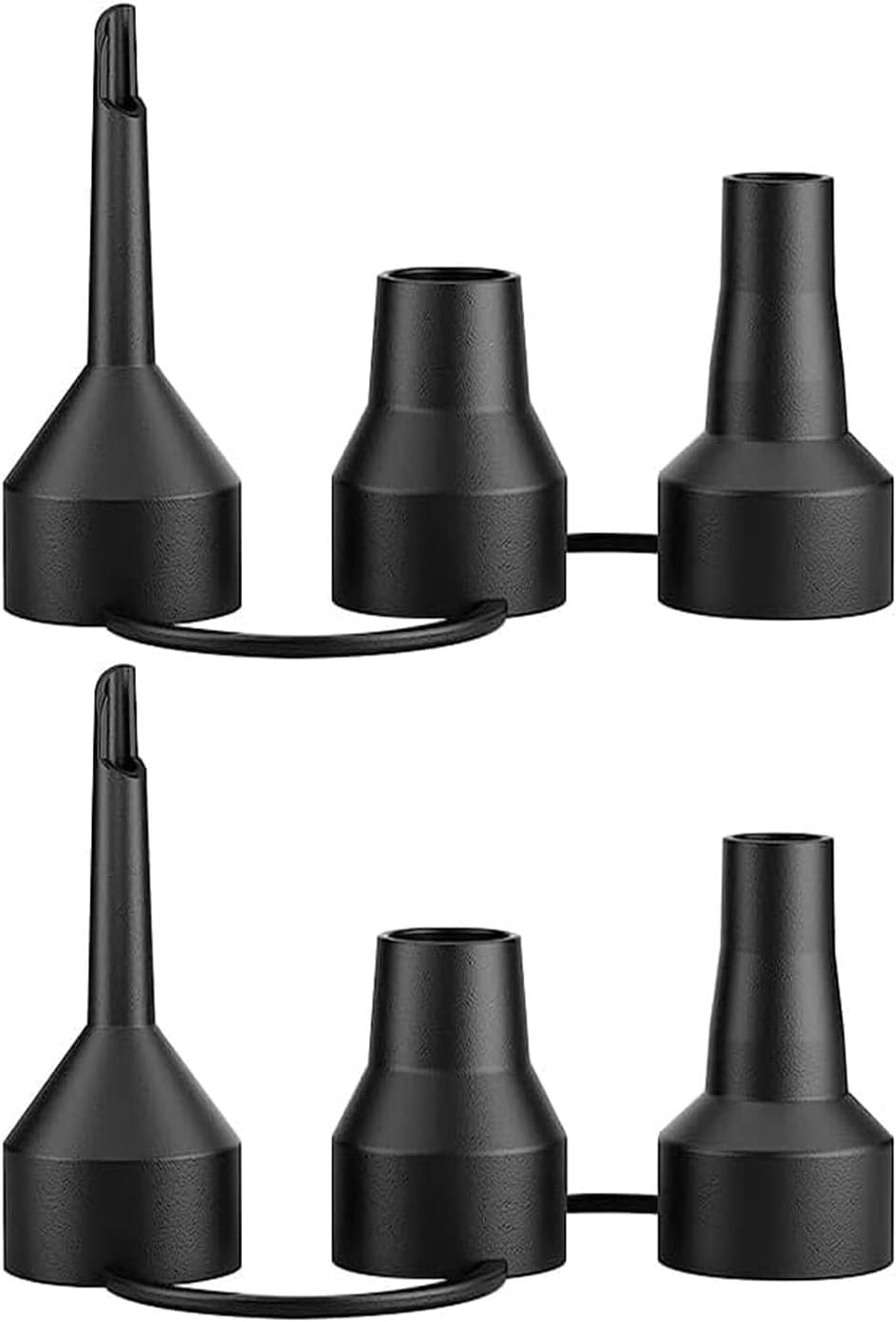 2 Sets Portable Quick Fill Perfect Inflation Nozzles,Electric Air Pump Rozzles,Outdoor Camping Nozzles for Air Mattress Beds,Boats,Inflatable Cushion,Couch,Pool Floats