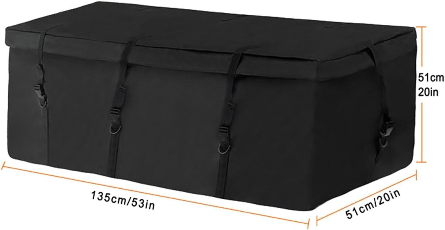 Magideal Hitch Mount Cargo Carrier Bag, Cargo Bag,Rainproof Steady Luggage Storage Weatherproof Cargo Traveling Bag Waterproof for Travel Car,Suv image number 5