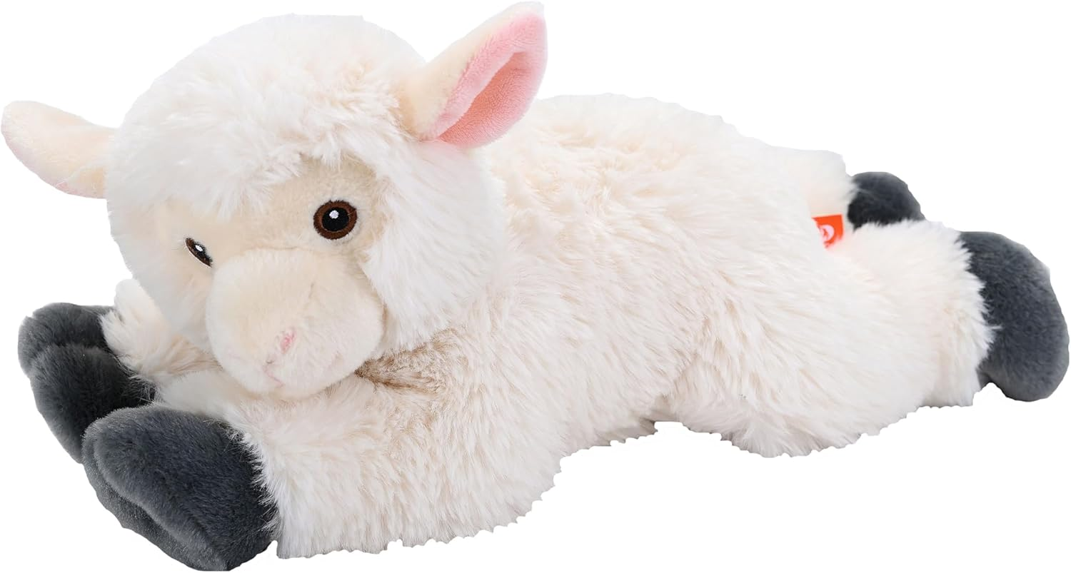 Wild Republic Ecokins Lamb, Stuffed Animal, 12 Inches, Kids, Plush Toy, Made from Spun Recycled Water Bottles, Eco Friendly, Child&rsquo;S Room D&eacute;cor