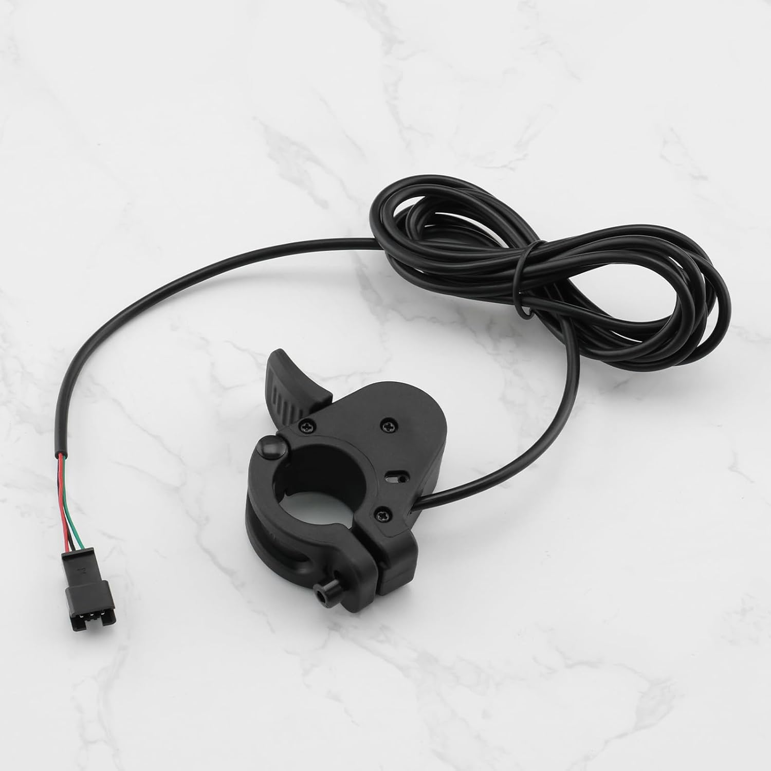 Emsea 1PC Electric Bicycle 300X SM Connector Speed Control Finger Throttle Accelerator Line Length 180Cm 24V 36V 48V 60V 72V Voltage for 22Mm Handlebars image number 5