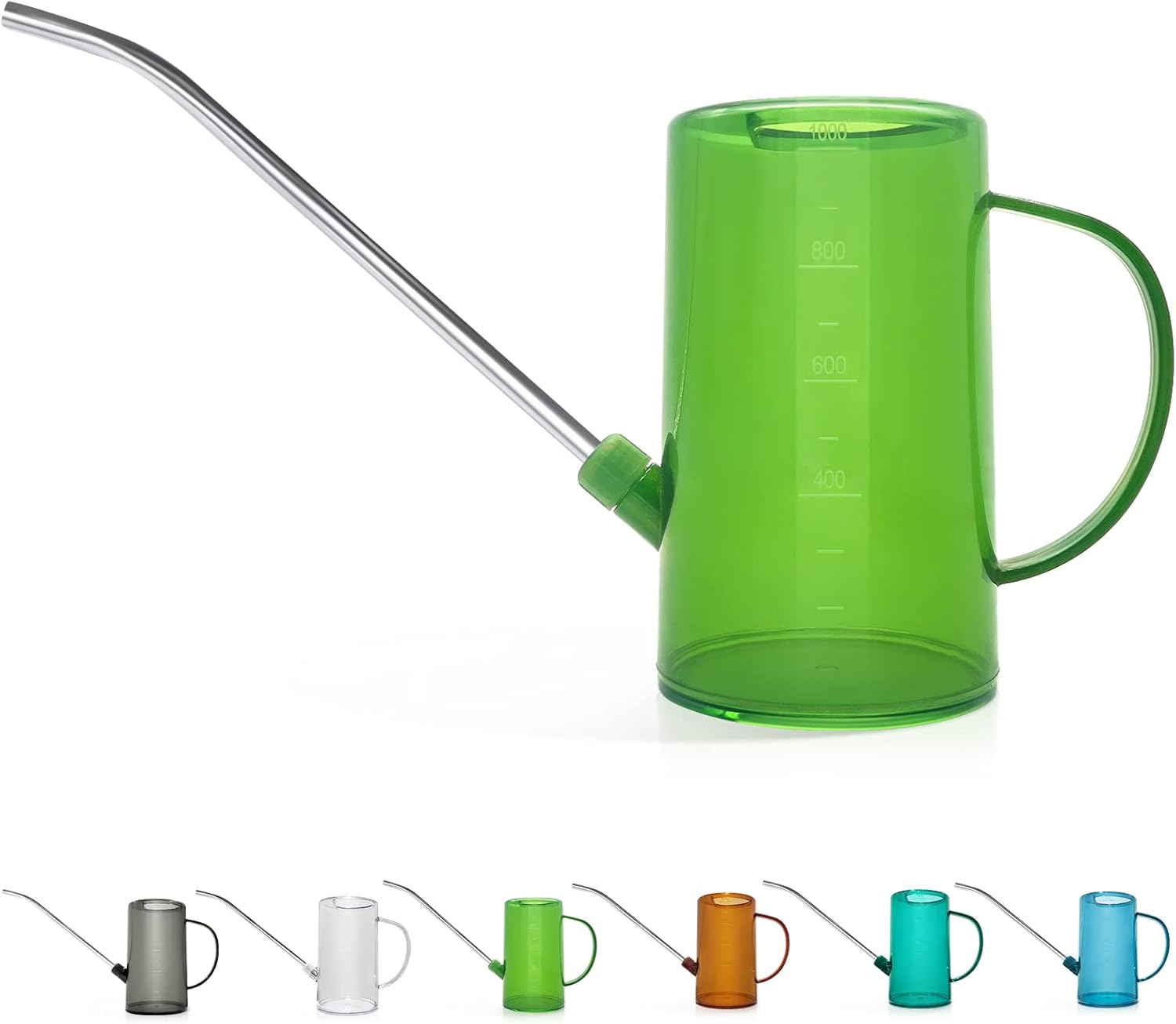 Watering Can for Indoor Plants, Small Watering Cans for House Plant Garden Flower, Long Spout Water Can for Outdoor Watering Plants 1. 8L 1/2 Gallon (Yellow)