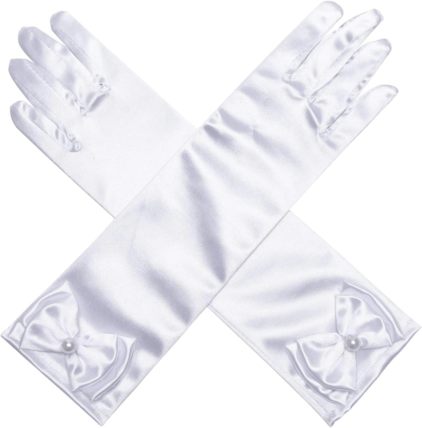 Princess Dress up Cosplay Jewelry Accessories Set for Girls with Crown Scepter Necklace Earrings Gloves Rings Bracelets image number 6