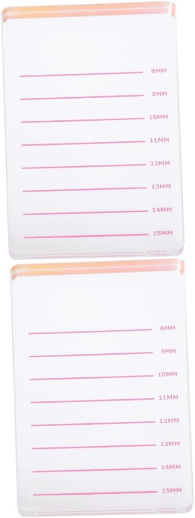 Minkissy 2Pcs Delicate Eyelash Grafting Board Eyelash Grafting Holder for Lash Extension Use image number 1