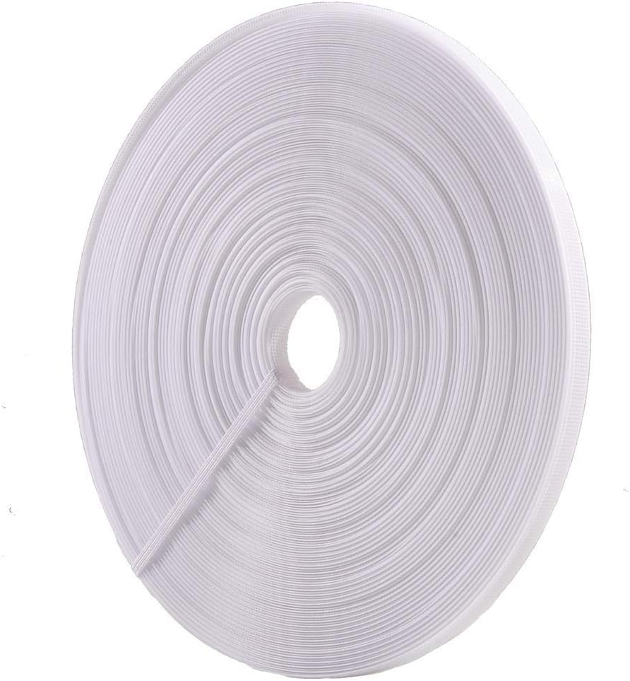 50 Yards Polyester Boning for Sewing - Sew-Through Low Density Boning for Corsets, Nursing Caps, Bridal Gowns (6Mm, White) image number 5