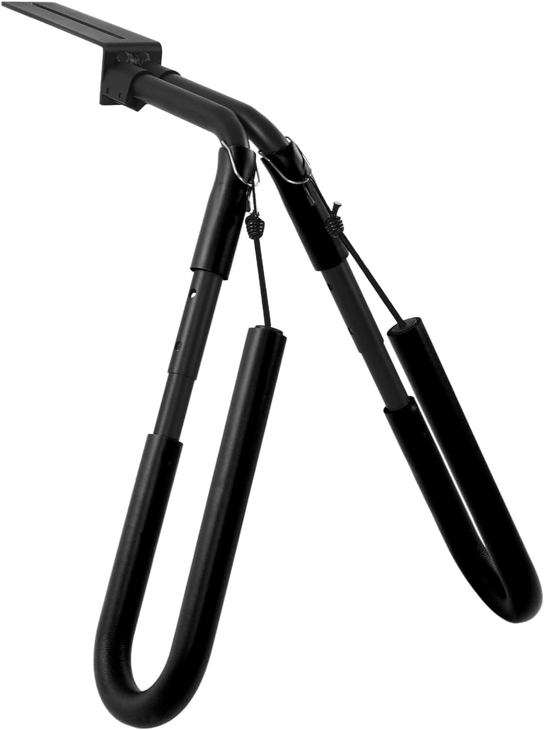 Surfboard Bike Rack, Motorcycle Surfboard Scooter Moped Bike Rack, Aluminum Lightweight Surf Board Carrier for Surfboard, Skis, Windsurfers, Angle Adjustable (Black) image number 4