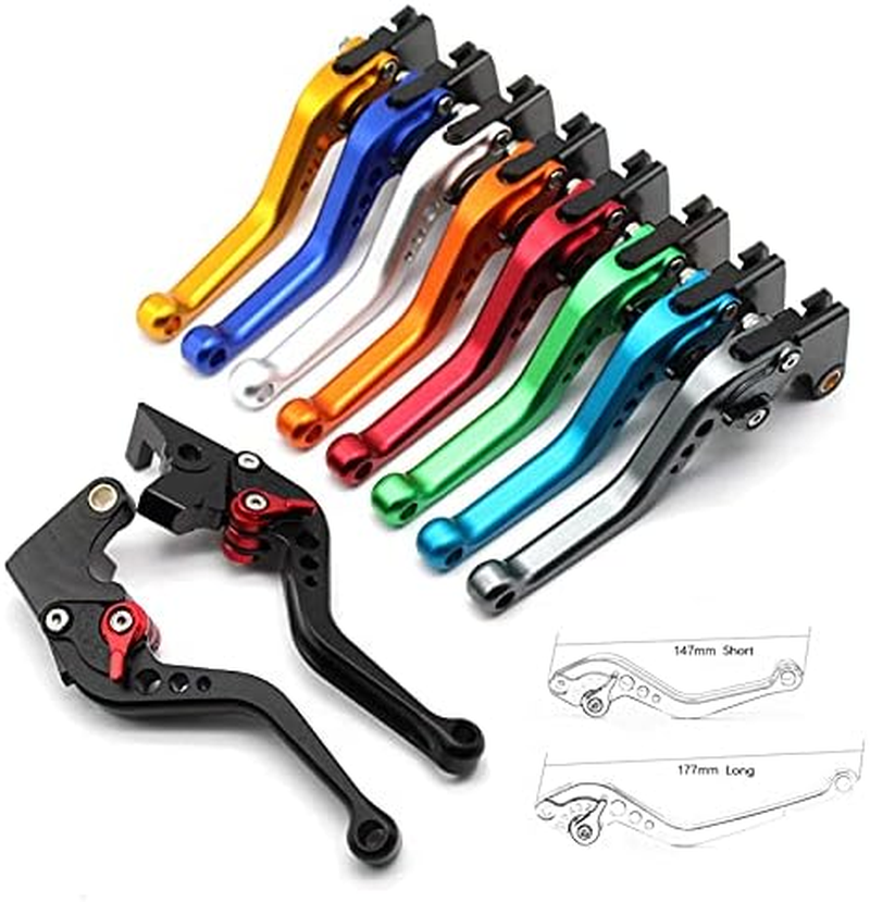 Motorcycle Clutch Brake Lever,For H-ONDA NC700 NC750 S/X CTX700 CTX750 CB400 V-TEC CB750 Motorcycle Accessories Adjustable Short Handle Set Long Brake Clutch Levers image number 2