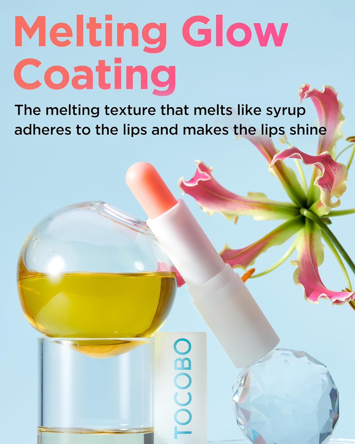 Tocobo Glass Tinted Lip Balm, 011 Flush Cherry image number 1