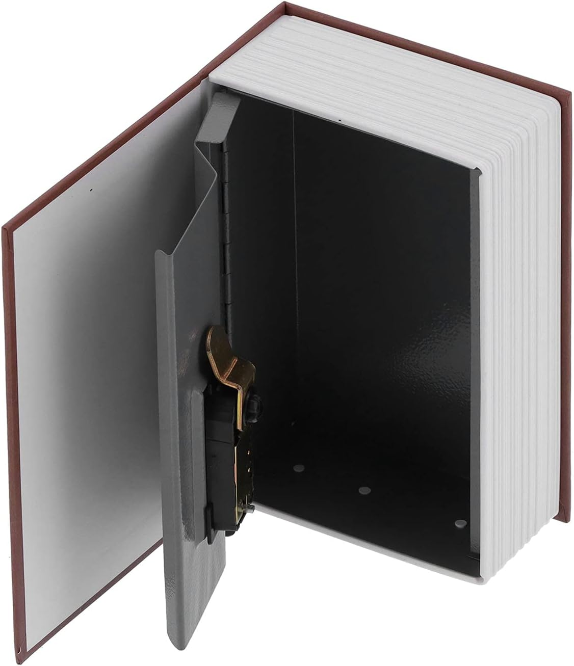Fake Book Safe, Simulation Mini Book Dictionary Secret Storage Case with Password Lock and Stainless Steel Liner for Money Jewelry Cards image number 1