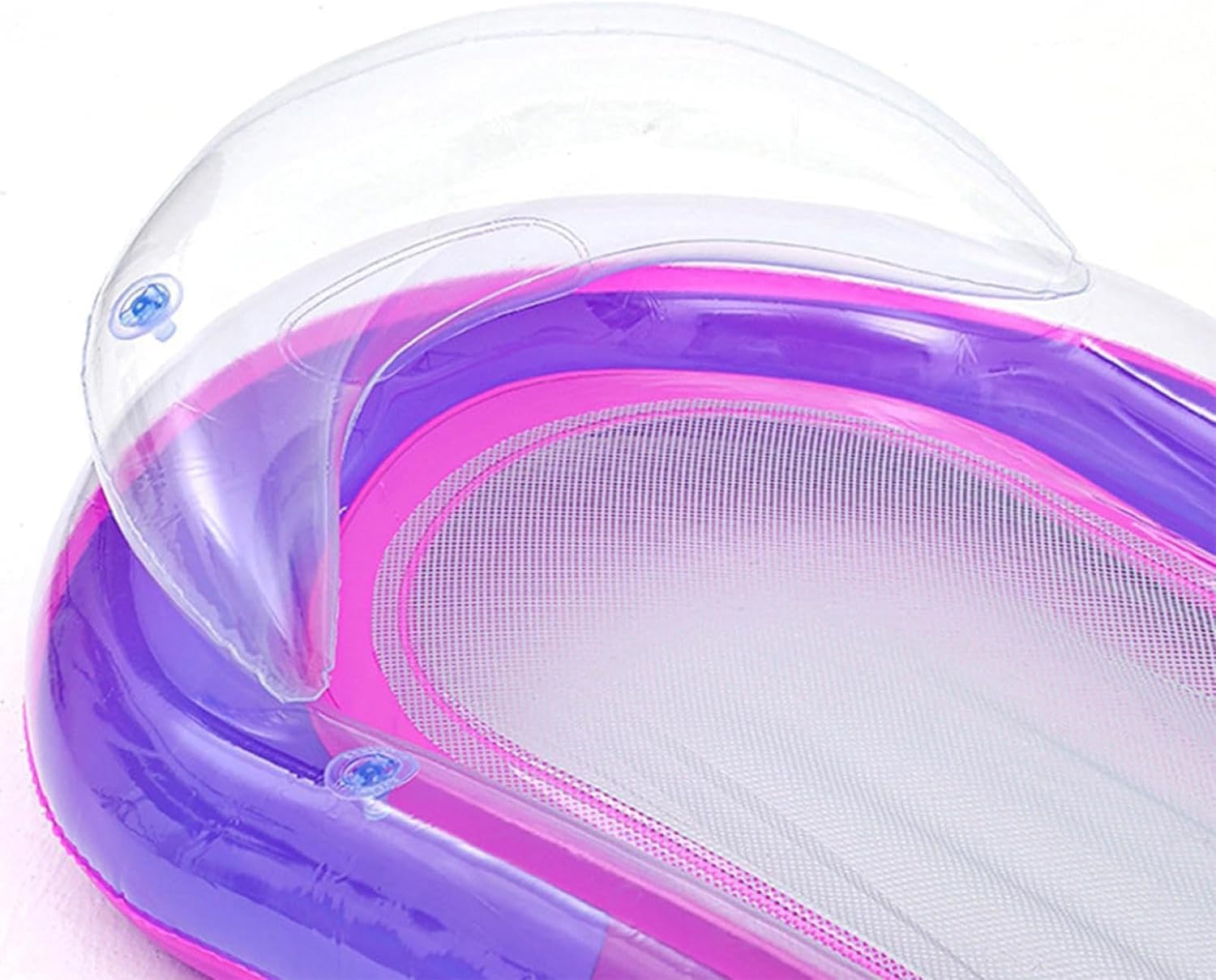 Inflatable Tanning Pool Lounger Float | Pool Raft Floatie Toys for Adults,Sun Tanning Floats with Headrest and Mesh Bottom, Pool Floating Lounge Bed for Swimming Pool Beach Lake - Green image number 6