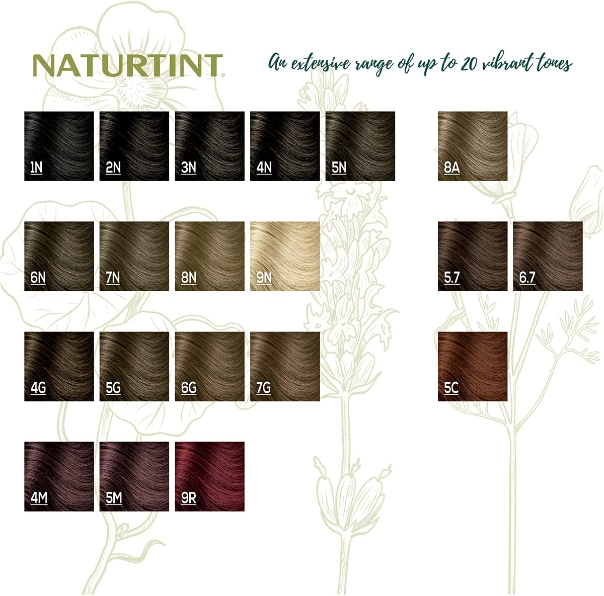 Naturtint Permanent Hair Colour, Natural Chestnut 4N - Ash Blonde 8A image number 3