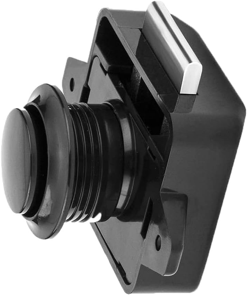 RV Cabinet Locks, ABS Push Button Cabinet Latch for RV Motorhome Camper Truck Caravan Van Yacht Boat Marine, Camper Cupboard Knob RV Cabinet Latches (5PC Black), MST02 - 10 Pc Pearl Nickel image number 5