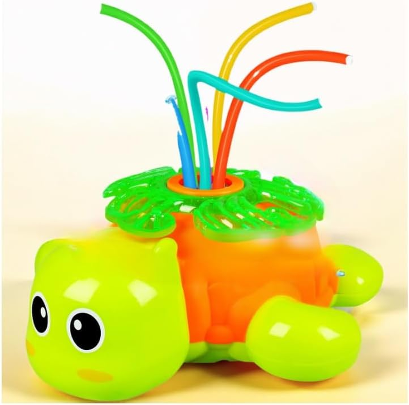 Outdoor Sprinkler for Kids - Backyard Rotating Turtle Sprinkler with Swing Tube - Splashing Toy for Summer - outside Garden Lawn Water Toys Gifts for 3 4 5 6 Boys and Girls image number 3