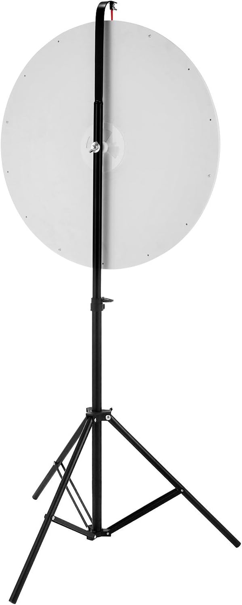 Happybuy 24 Inch 18 Inch Tabletop Color Prize Wheel with Folding Tripod Floor Stand 14 Slots Colorful Dry Erase Trade Show Fortune Spinning Prize Wheel for Spin Game Carnival