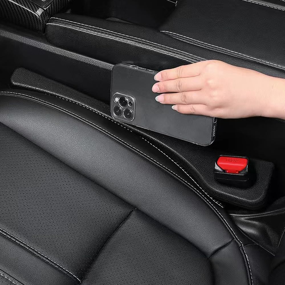Car Seat Gap Filler Set of 2, Soft Foam Seat Gap Filler Universal Fit Car SUV Truck to Fill the Gap between Seat and Console image number 5