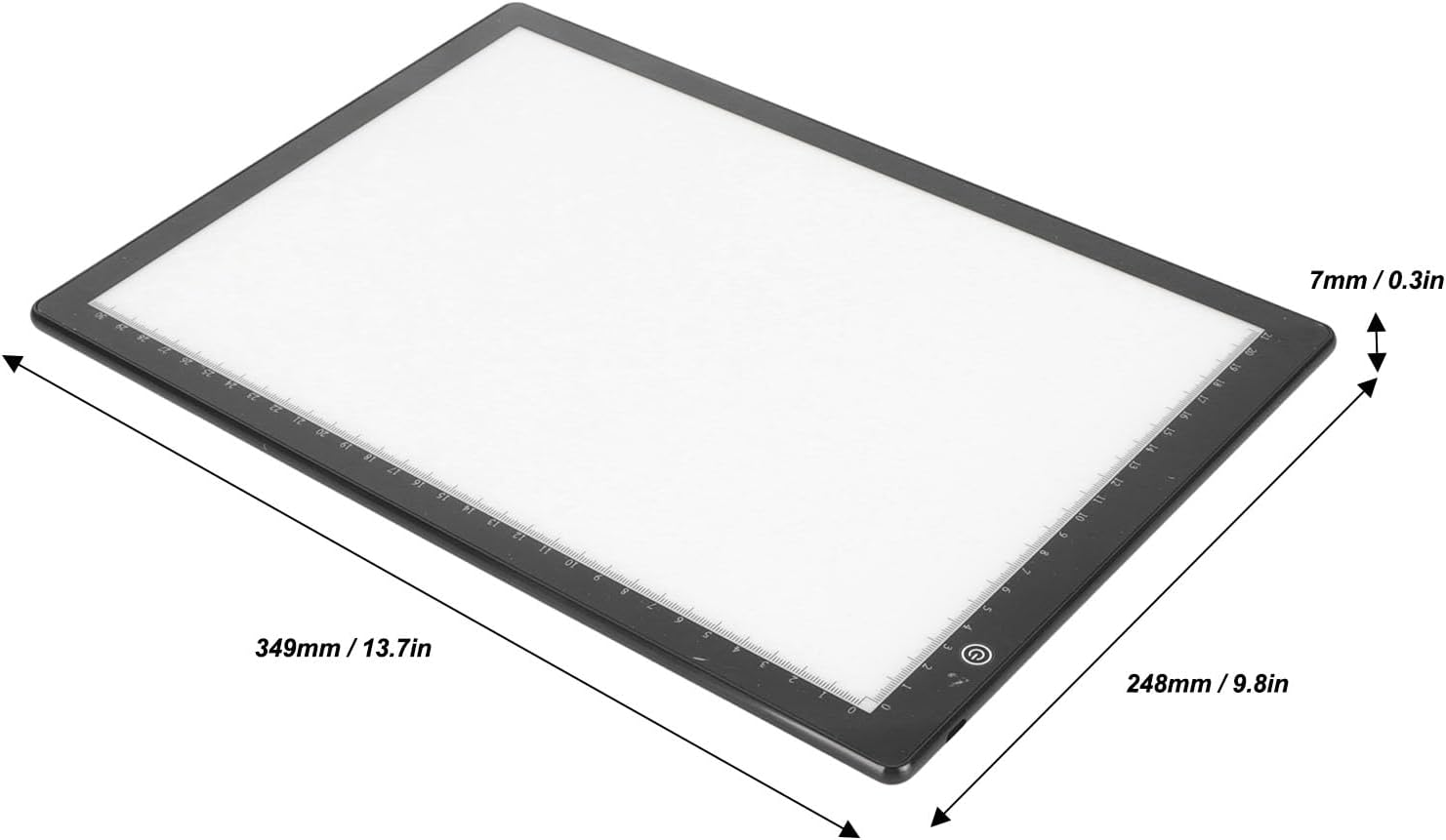 Slide Viewer Light Pad, Ultra Slim Scanner, USB C Negatives Old Slides Scanning Box with 3 Brightness Levels and Graduated, for Sketching, Stenciling image number 1