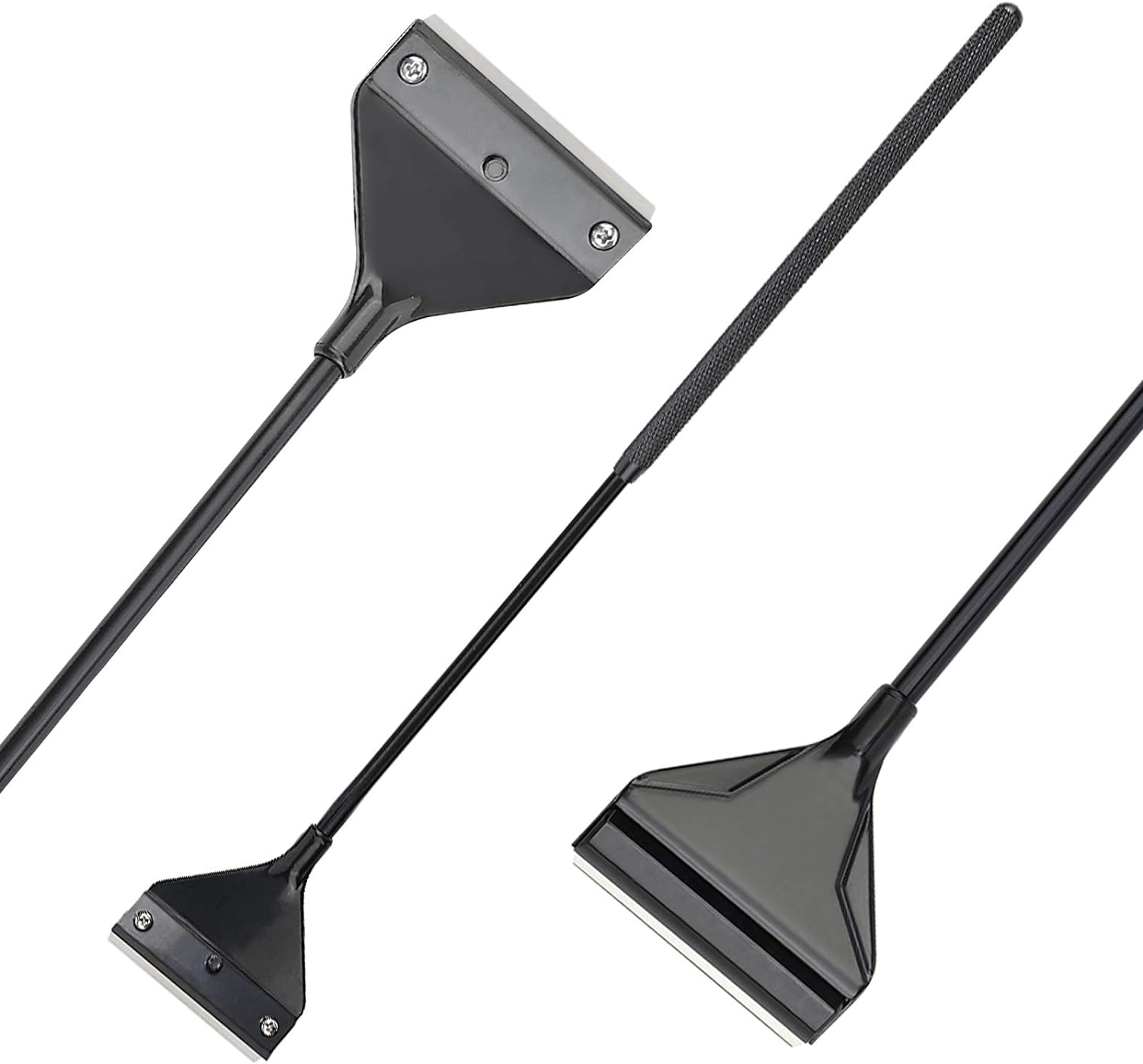 SINLASA Algae Scraper for Glass Aquariums, Fish Tank Cleaner, Aquarium Algae Scrapers with 10 Stainless Steel Blades. image number 3