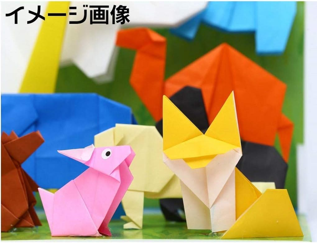 Toyo 065118 Origami Paper, Single-Sided Origami, Solid Color, 6.9 Inches (17.6 Cm) Square, Fluffy, 100 Sheets image number 2