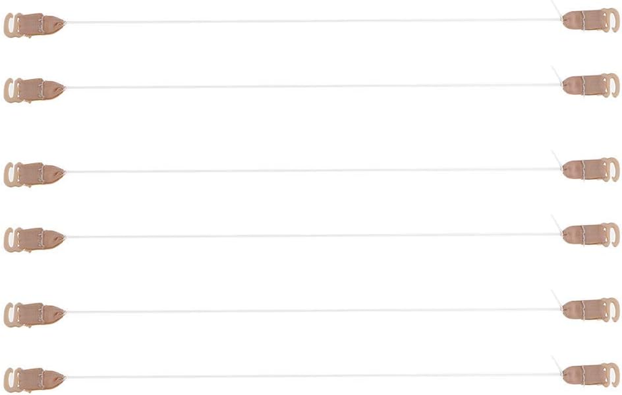 Zalati Hair Extensions Hook, 4 Pairs Fish Line with Hook for Hairpieces String - XS, S, M, L image number 6