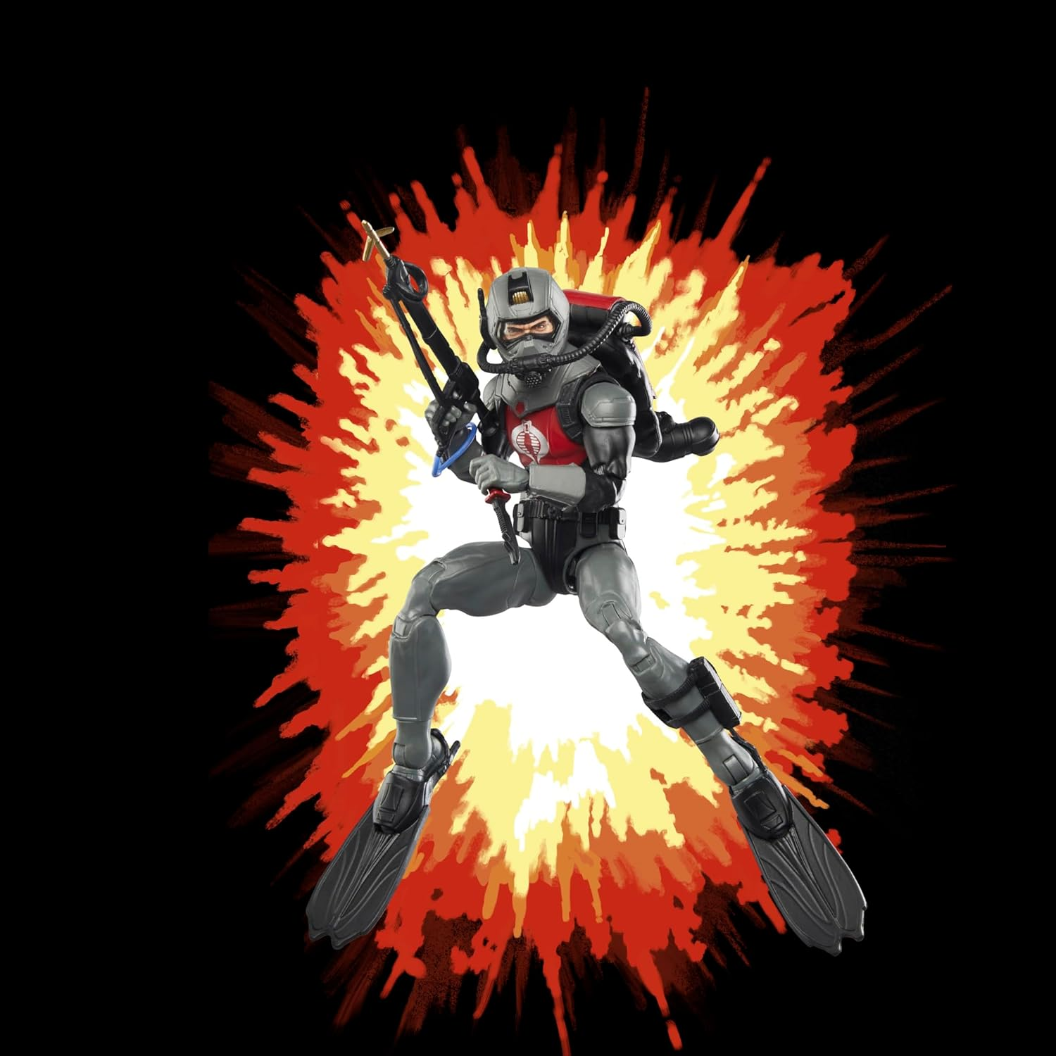 G.I. Joe Classified Series Retro Cardback Cobra EEL, Collectible 6 Inch Action Figure with 7 Accessories