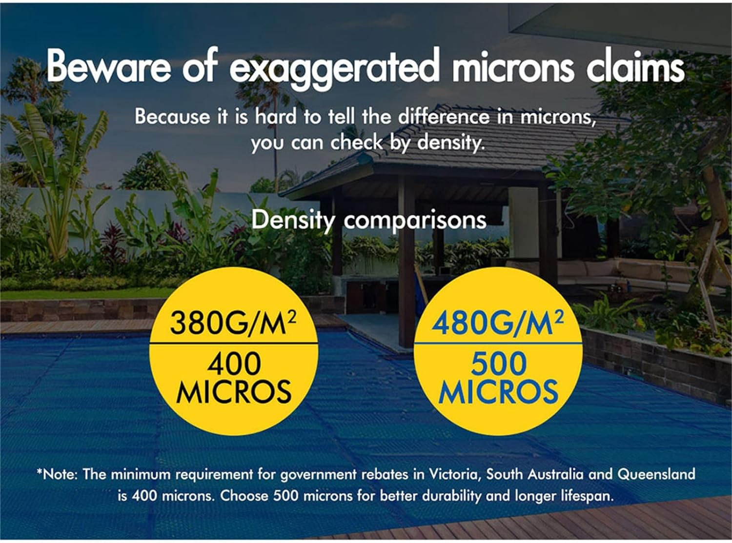 ALFORDSON Pool Cover 500 Microns Bubble 8M X 4.2M Solar Swimming Blanket with Isothermal Design, Keep Pool Clean and Easy to Cut - Blue and Silver image number 1