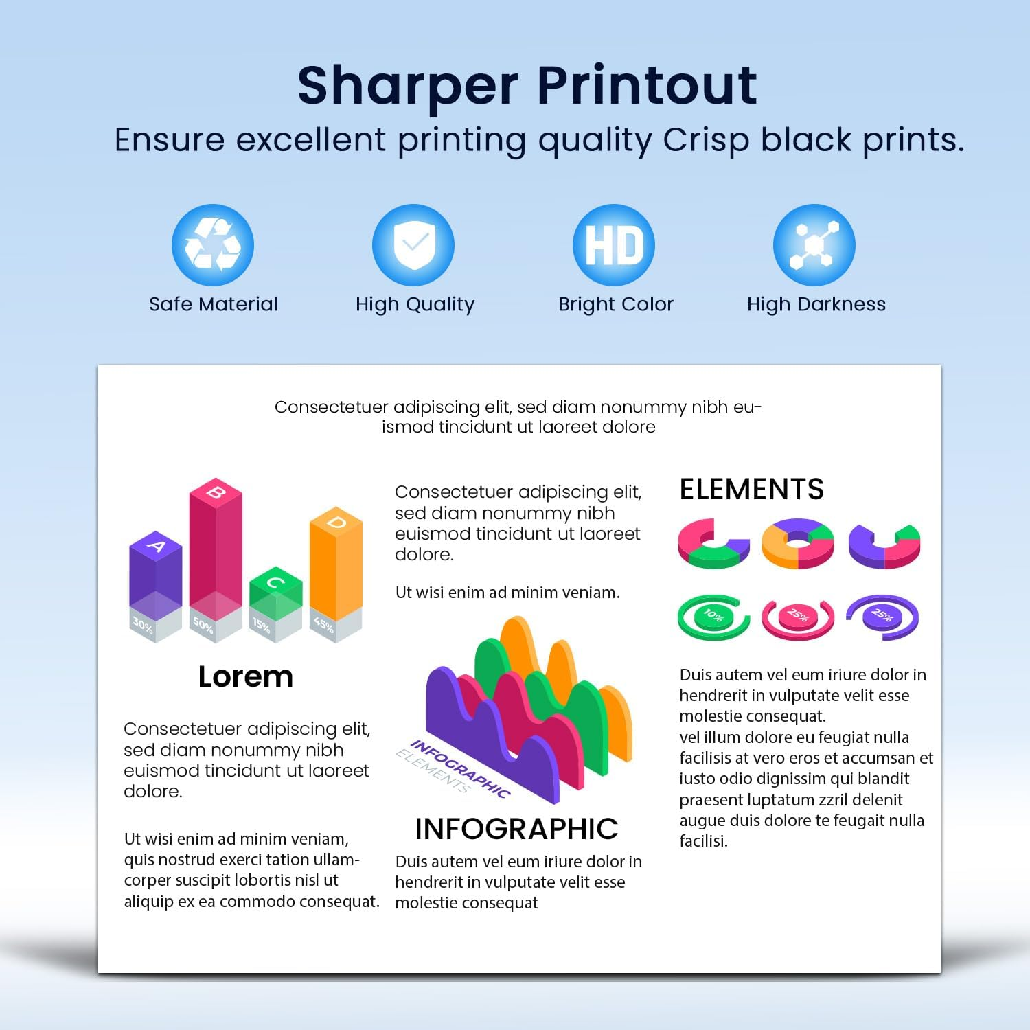 4-Pack High Yield Compatible Ink for Brother LC3319XL LC3319 LC-3319XL Ink Cartridges for Brother MFC J5330DW, J5730DW, J6530DW, J6730DW, J6930DW,1 Black, 1 Cyan, 1 Yellow, 1 Magenta image number 1