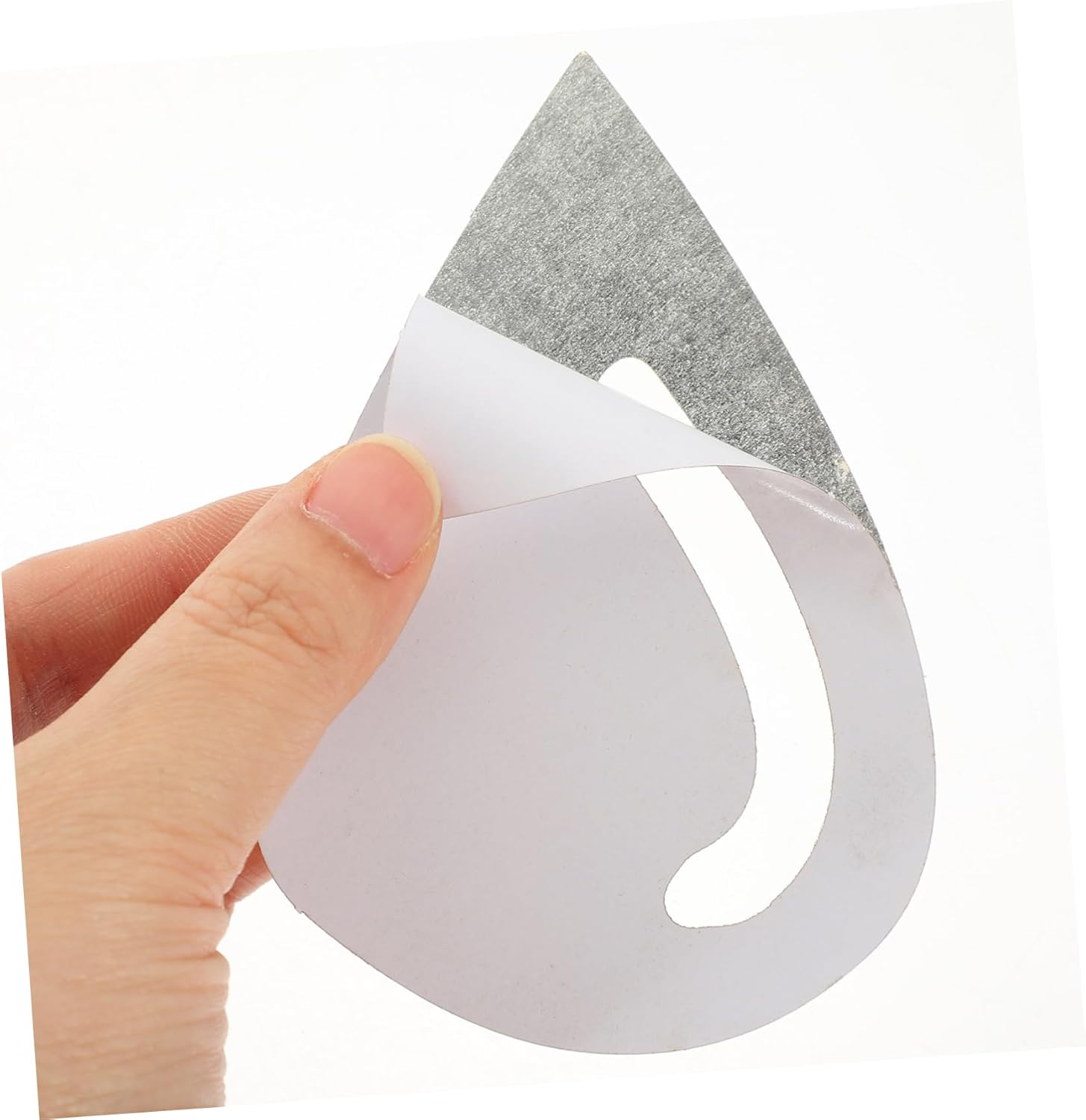 20Pcs Mirror Wall Decal Self-Adhesive Acrylic Stickers Creative Water Drop Decor for Home Decor - Silver image number 6