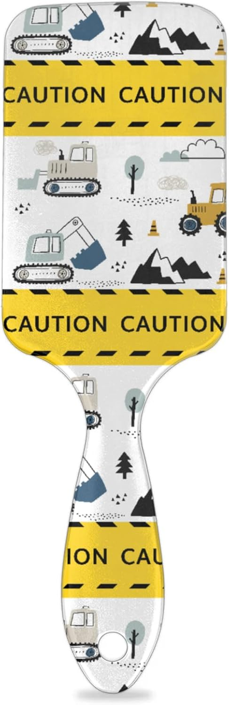 Kids Hair Brush for Boys Girls Toddler - Detangler Hairbrush for Wet Dry Thin Long Curly Hair Pain-Free Comb Glide through Tangles with Ease and Massage Scalp (Transportation Trucks) image number 2