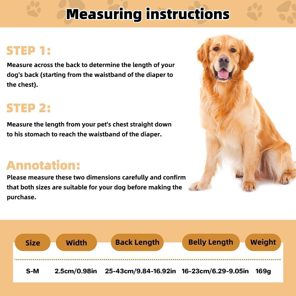 Small Dog Nappies Suspenders 3Pcs Washable Adjustable Pet Diaper Keeper for Female/Male Doggy, Comfortable Season Pants, Period Pants image number 3