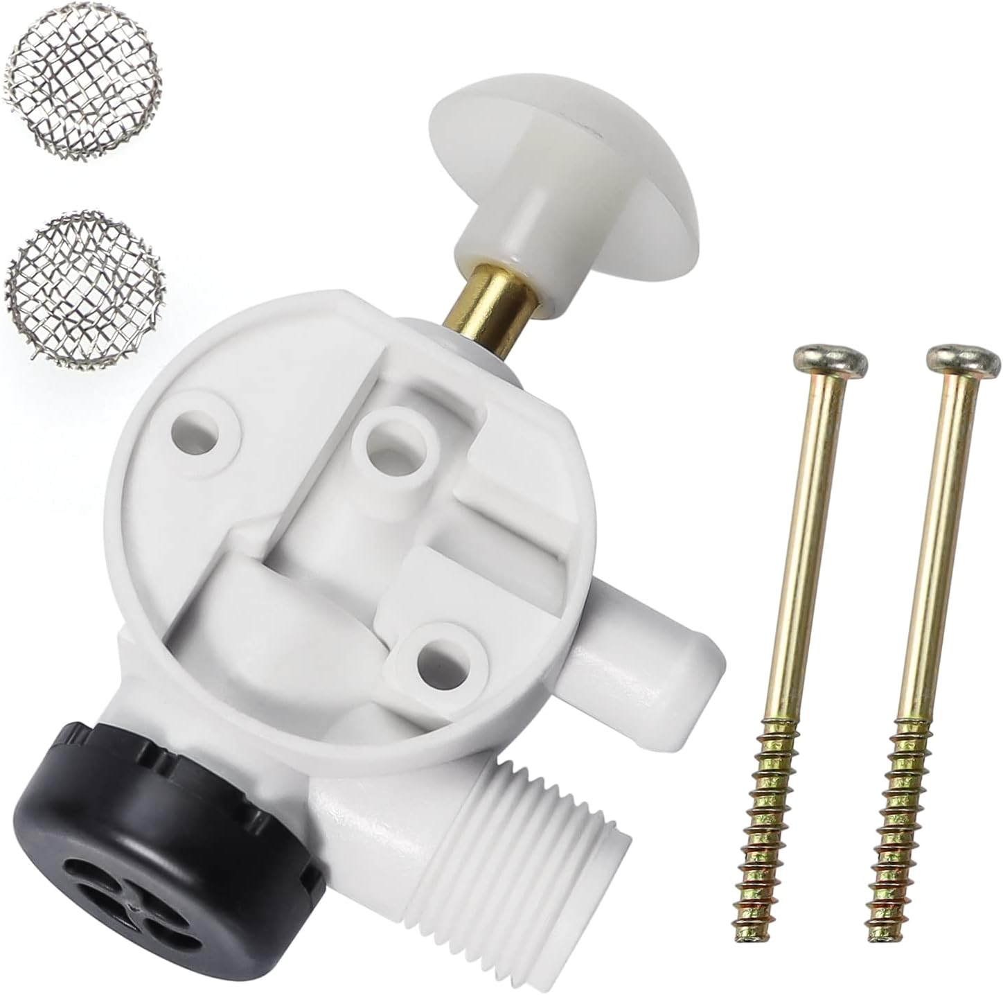Beaquicy 385314349 RV Water Valve Kit Upgraded Toilet Water Valve Assembly Replacement for Dom-Etic Sealand Vacuflush Toilet Models image number 3