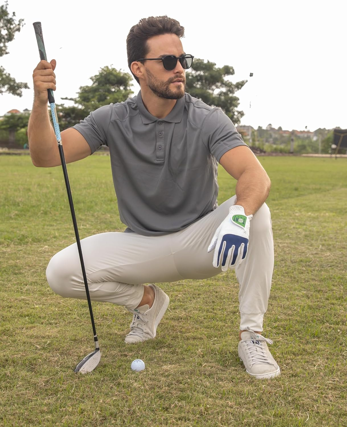 ZENGVEE Men&rsquo;S 5 Pack Polo Shirts for Men Moisture Wicking Golf Shirt Quick Dry Performance Athletic Short Sleeve