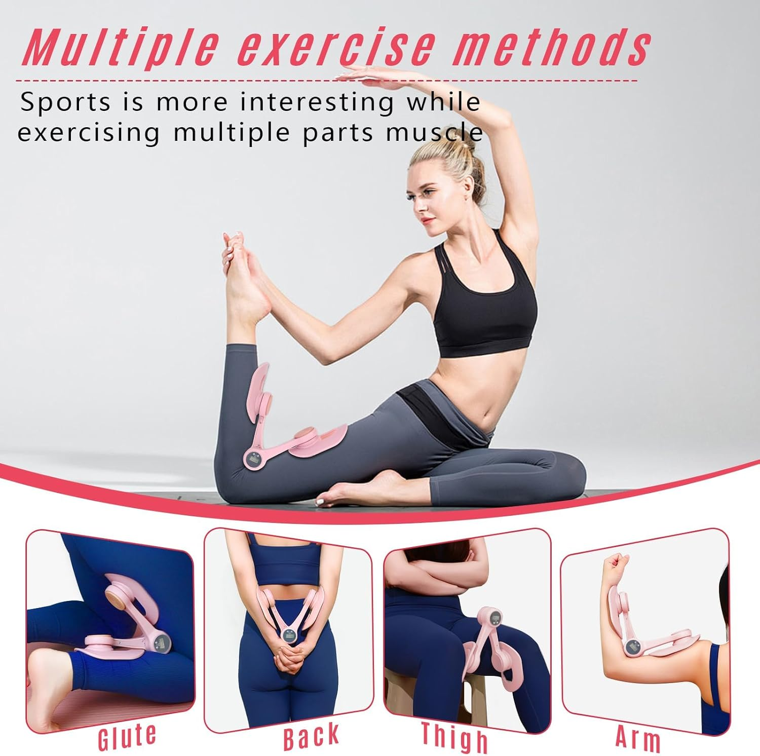 Kegel Exercise Trainer for Women - Pelvic Floor Exerciser with Smart Progress Tracking, Postpartum Recovery & Enhanced Resistance | Hip Toner for Weight Loss, Thigh Master Alternative image number 5