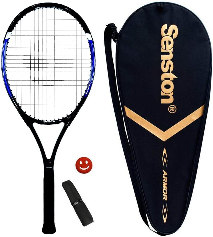 Senston 23-27" Tennis Racquet for Beginner,Youth Lightweight Professional Tennis Racket, Tennis Racket Grip Tape + Cover + Vibration Damper for Girls&Boys image number 4