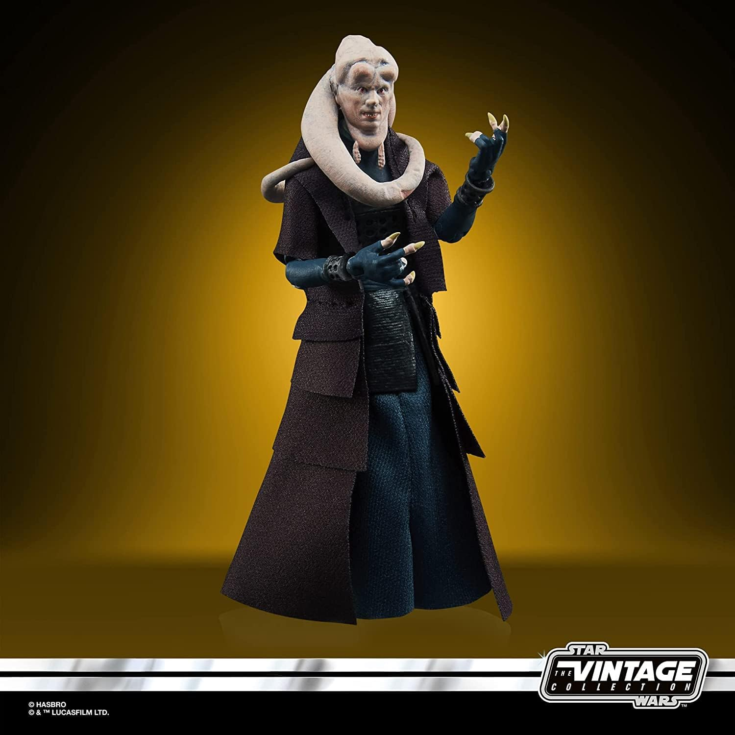 Star Wars the Vintage Collection Bib Fortuna Toy, 3.75-Inch-Scale Return of the Jedi Back Action Figure, Toys for Ages 4 and Up