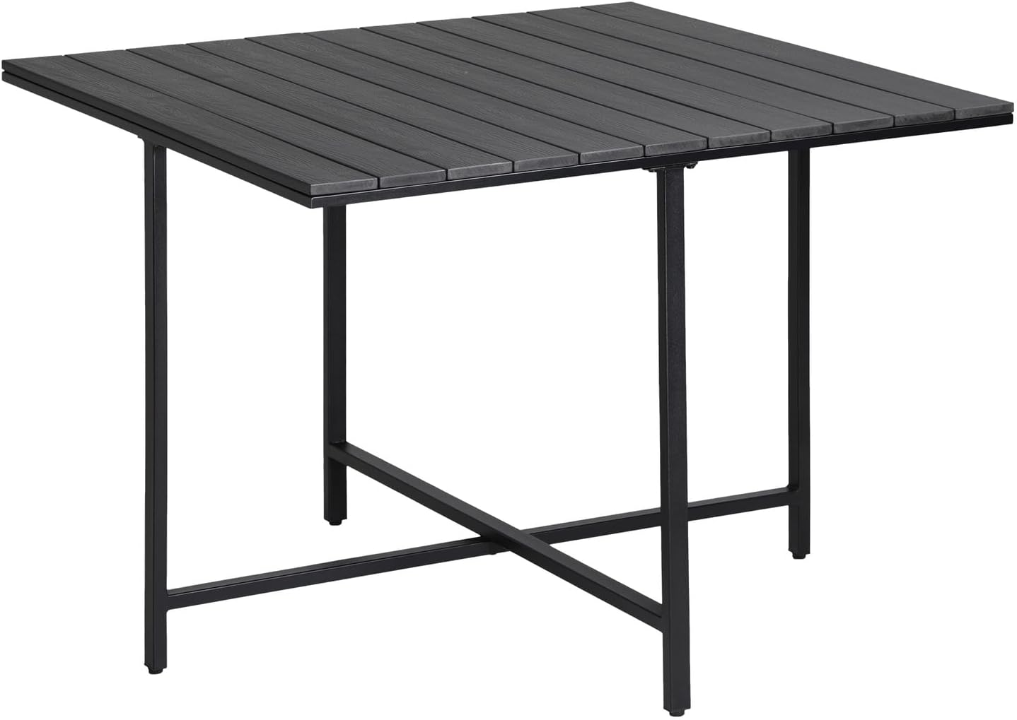 Livsip Outdoor Table Outdoor Furniture Garden Patio Table Black image number 6