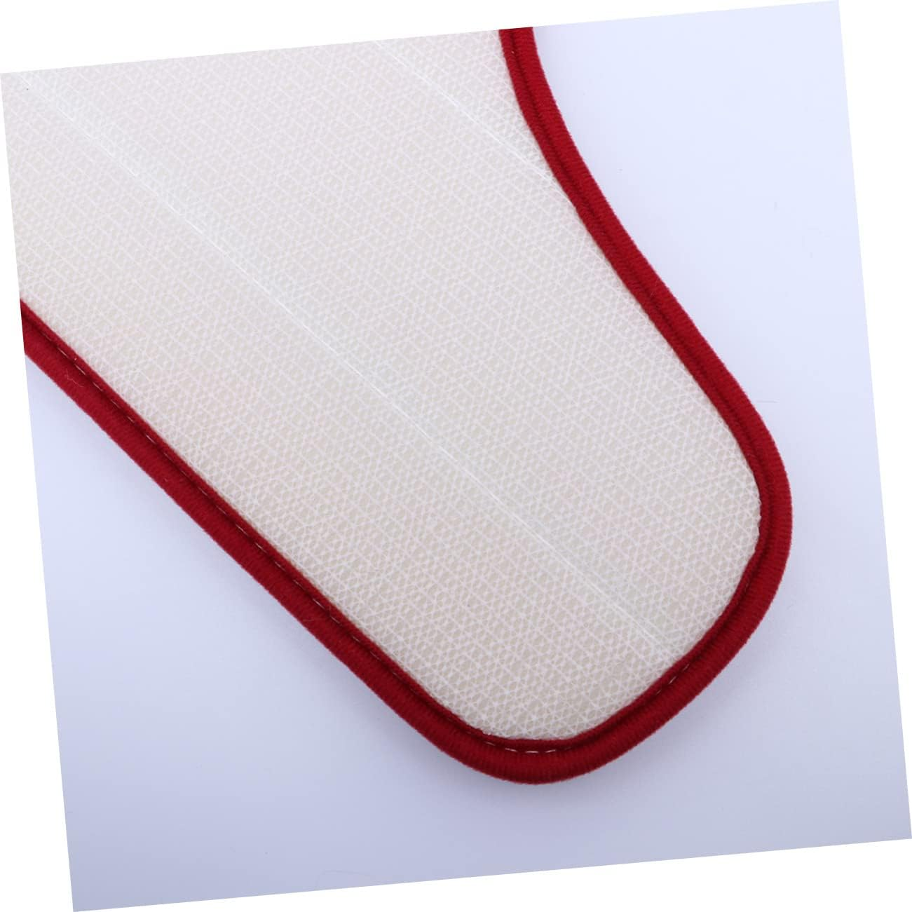 Shape Thicker Cotton Toilet Seat Pads Washable and Stretchable Universal Bathroom Accessory Wine Red Ideal for Standard Toilets - As Shown image number 2