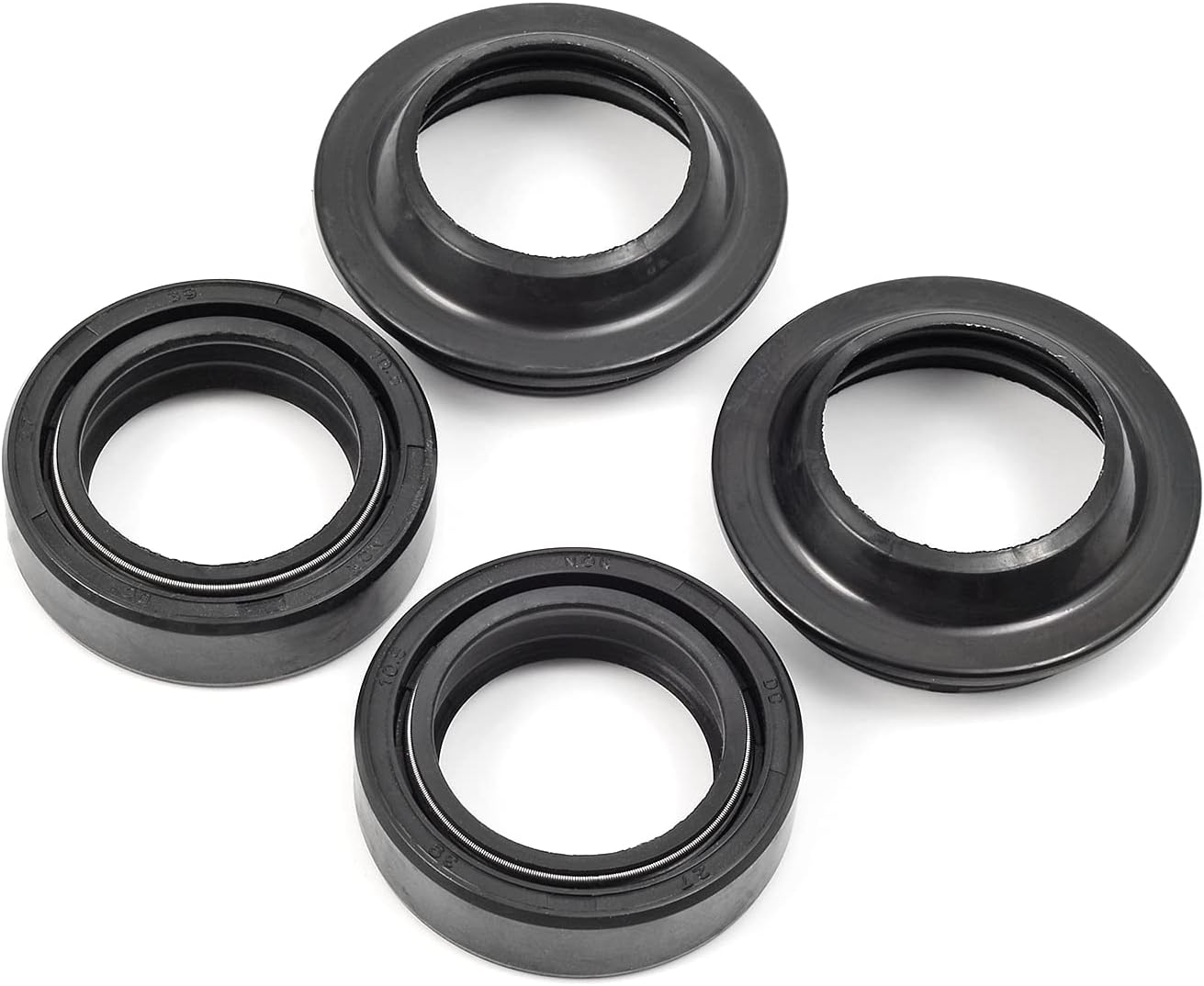 Front Fork Seal & Dust Seal Kit for HONDA CRF100F CRF80F CRF70F XR100R XR80R XR70R 1985-2013 51490-GN1-013 51490-GZ0-305 image number 1