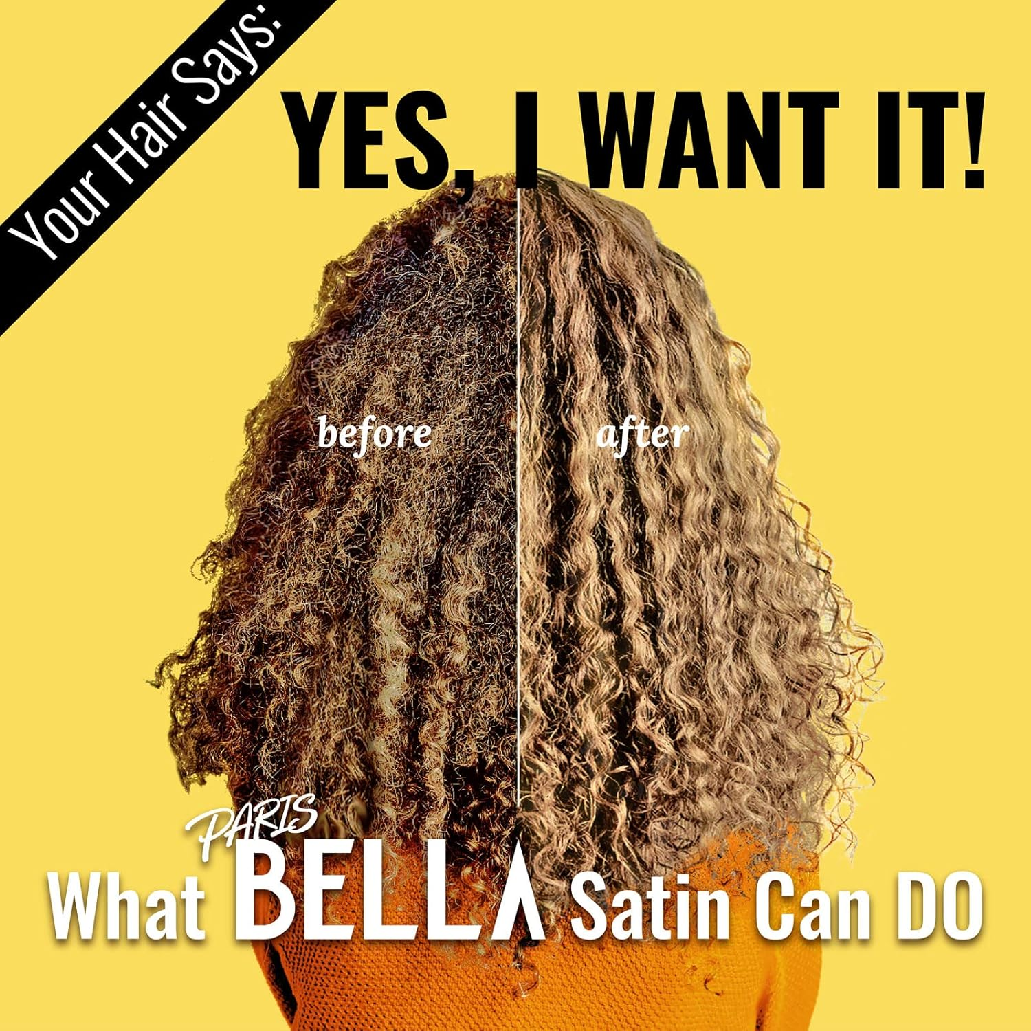 Satin Lined Sleep Cap Bonnet for Curly Hair and Braids, Stay on All Night Hair Wrap with Adjustable Strap for Women and Men, Carol Pink, Pack of 1 - Assorted Color-Carol Pink image number 2