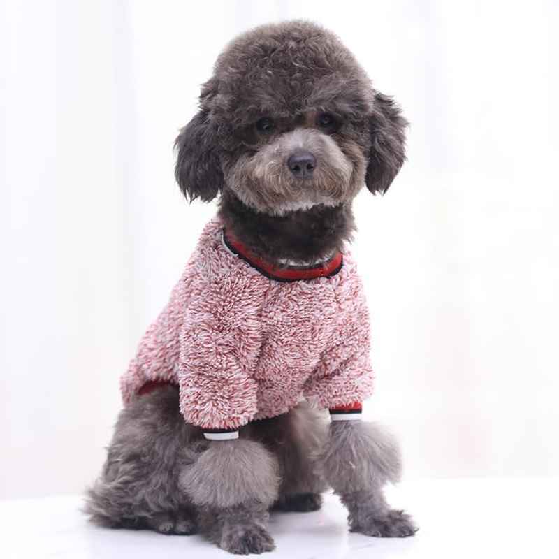 Classic Pet Puppy Sweater for Small Dogs Winter Warm Dog Clothes Soft Doggie Sweater Fashionable Dog Coat Dog Sweatshirts Dog Pullover Dogs Cats (Style 1, X-Small)