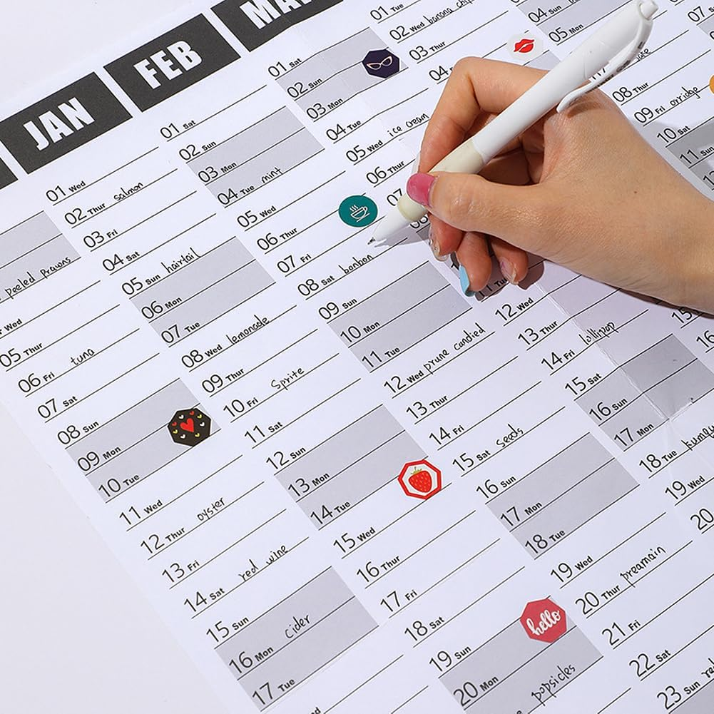 2025 Wall Calendar, 29" X 20" Large Laminated Annual Yearly Planner image number 2