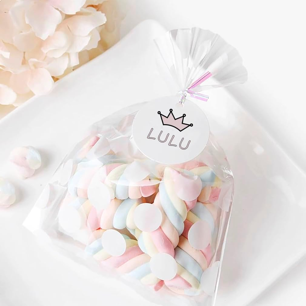 Gift Tags,100 PCS 2Inch Kraft Paper White round Hang Tags with Free 30M Natural Jute Twine for Christmas Holiday Gifts Wedding Favors Art Craft image number 5