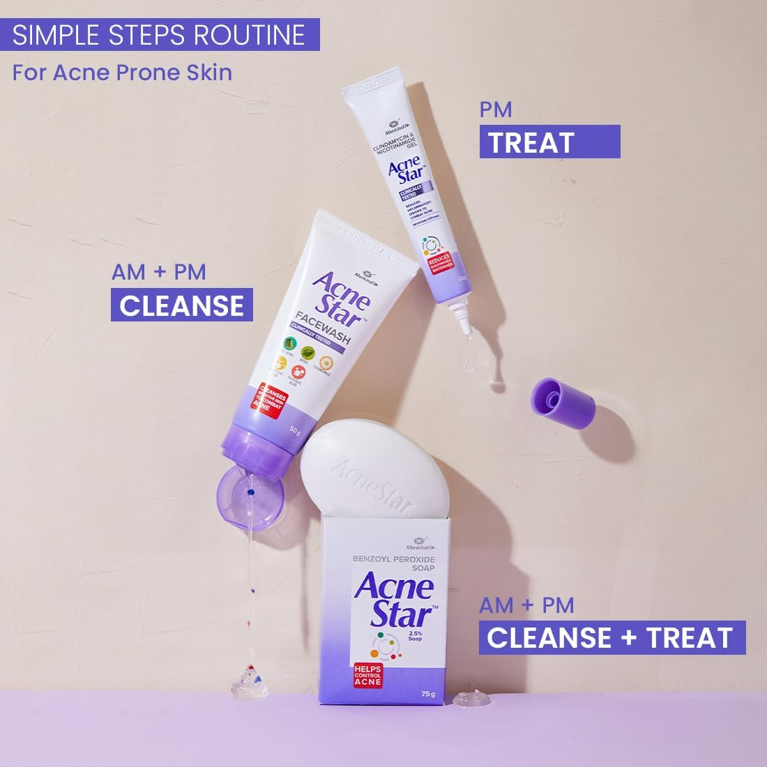 Acnestar Soap Pack of 9