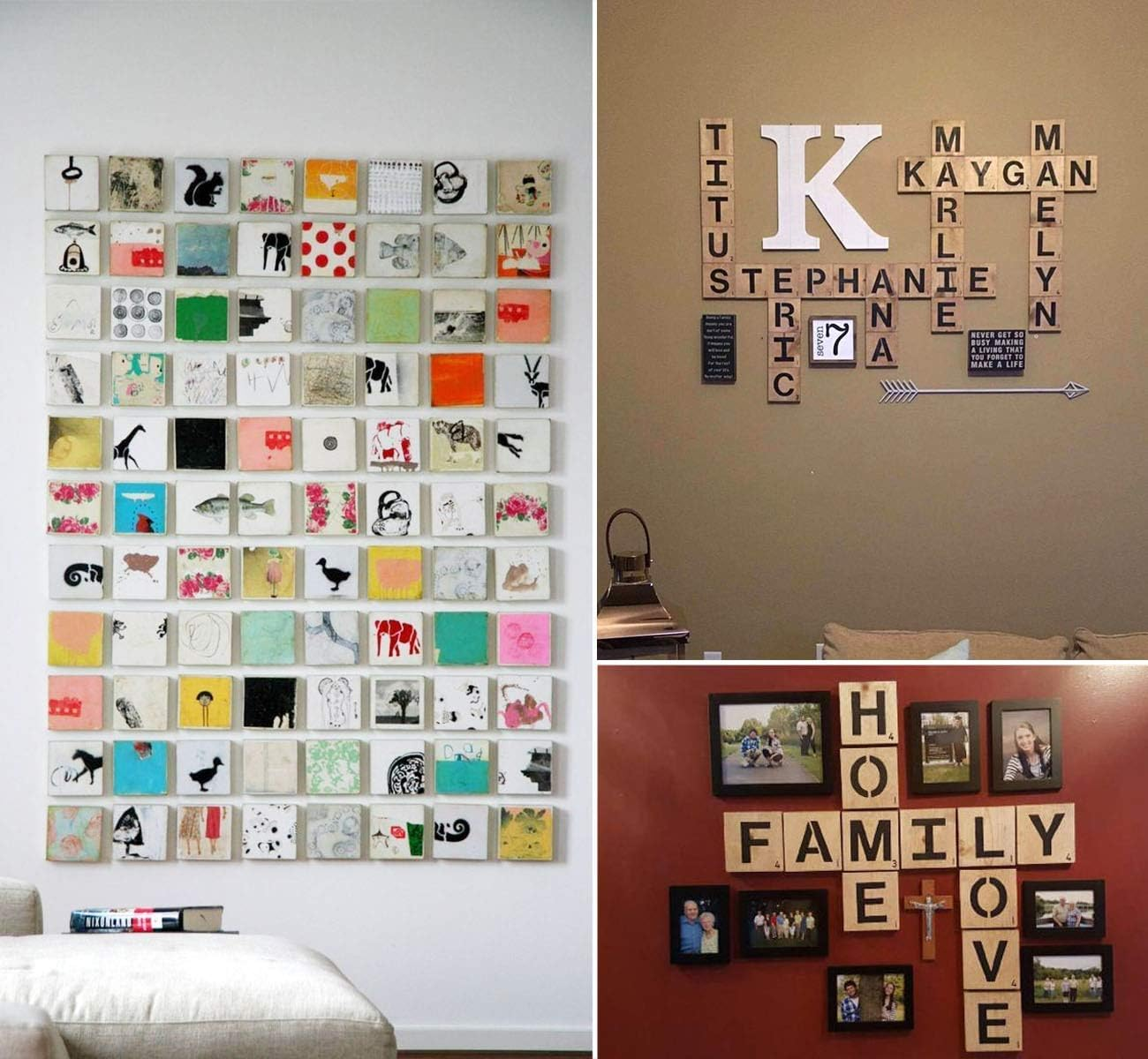 Unfinished Wood Pieces 50 Pcs 4X4 Inch Wooden Cutout Tiles Blank Wood Slices Wooden Squares for DIY Crafts Home Decoration Painting Staining Unfinished Wood Cup Coasters image number 4